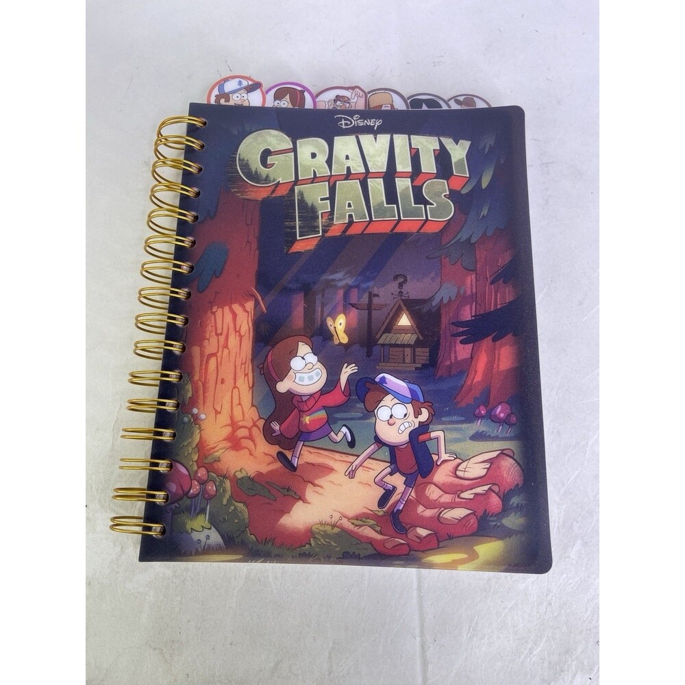 Disney Gravity Falls Tab Journal Notebook Book Spiral NEW